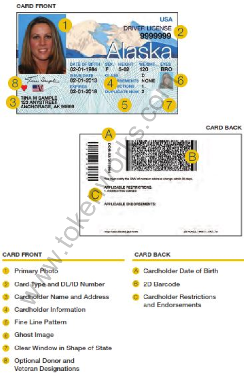 State of Alaska  DMV Duplicate DL/ID