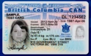 British Columbia Combined License Services Card 2013