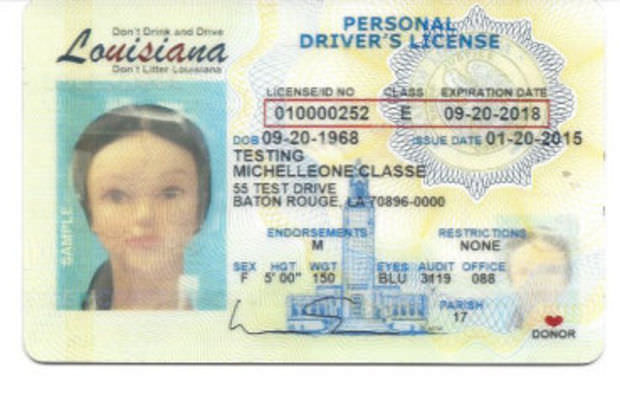 Fresh design elements on Louisiana’s new driver’s license and ID card