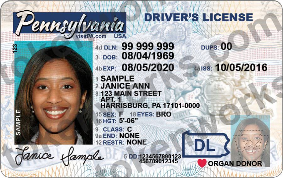 New Pennsylvania Driver's License removes magnetic stripe