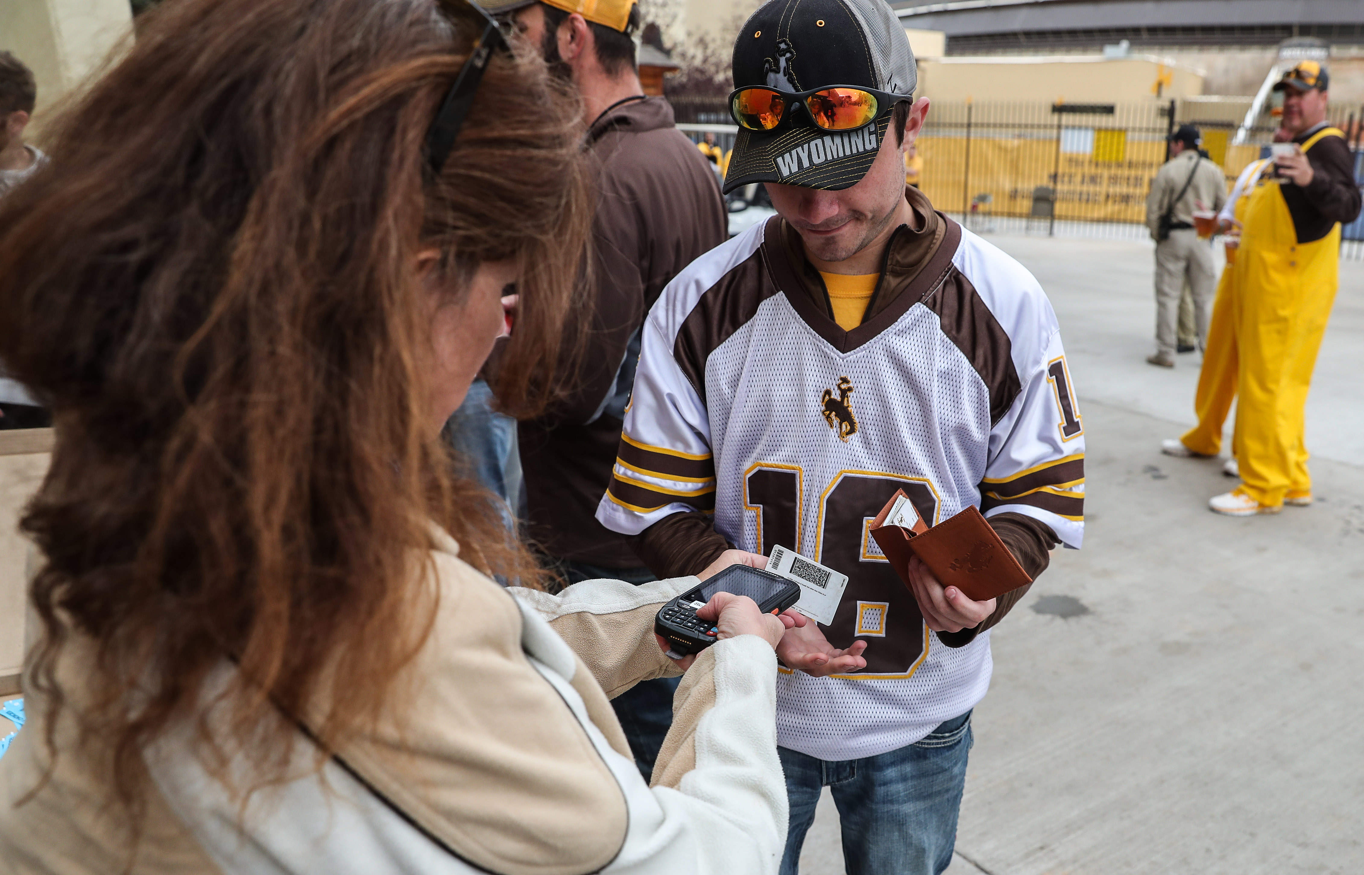 ID Scanner Age Verification at University Football Stadium 